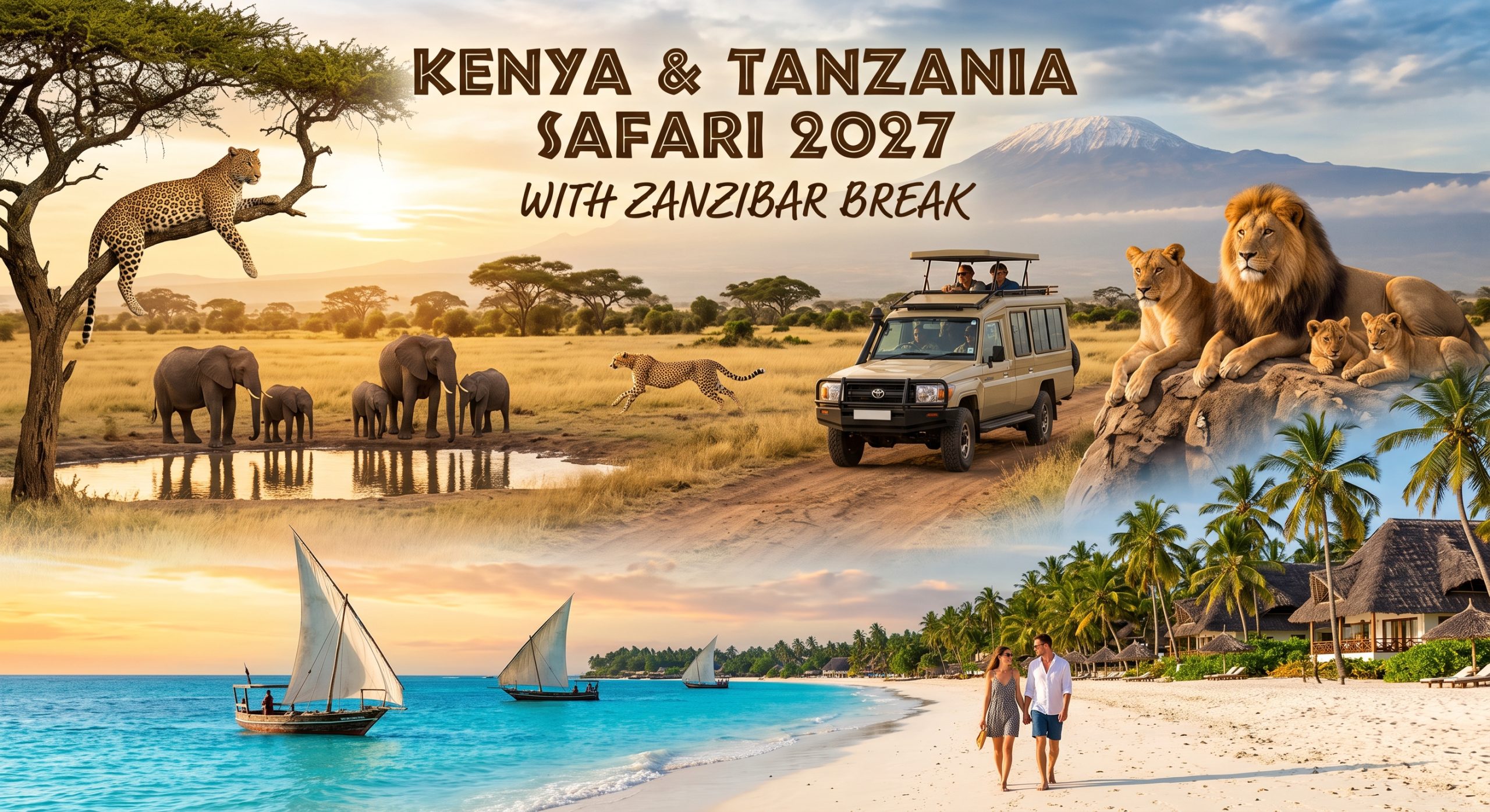 Explore the Magic of an East African Safari 2027: Kenya, Tanzania and Zanzibar